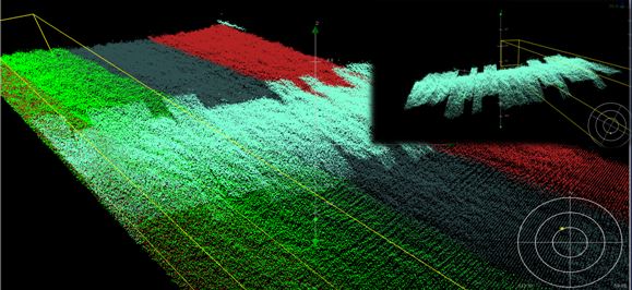 Multibeam echosounder