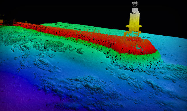 Multibeam echosounder